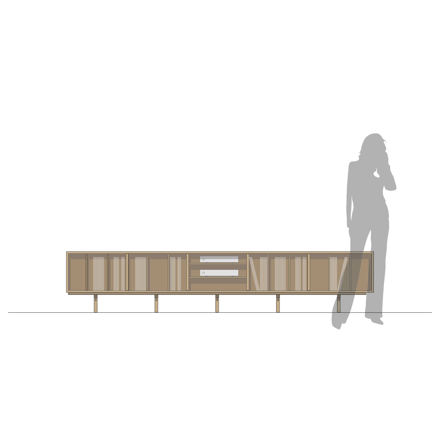 Abel - LP Konsoll - 300 cm