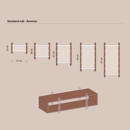 Abel system - Ramme Gulvmodell - Bredde 100 cm