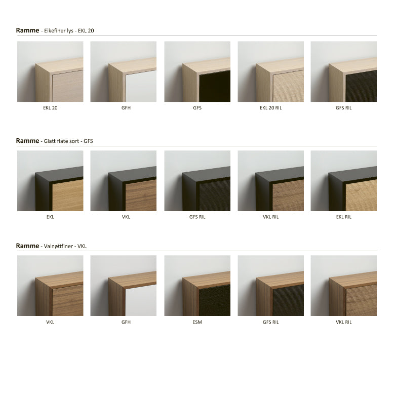 Abel system - Kombinasjon Bredde 280 - Høyde 9 spor - B